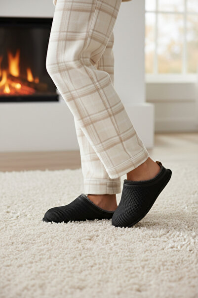 GEZER 14769 Eva Fur Inside Wet Floor Winter Home Garden Women's Slippers