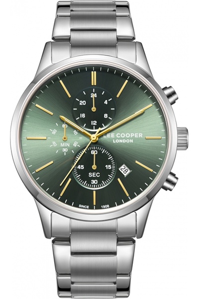 Lee Cooper Ceas de modă pentru bărbați LC08042.370 în verde — perfect ca un c...
