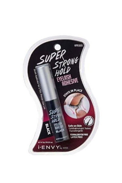 Kiss Eyelash Adhesive Strong Hold from Envi Bay Kisk, Kpeg05 Black - 5Gr
