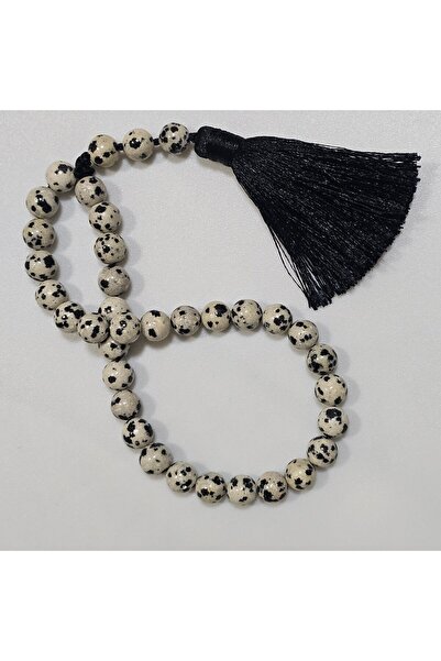 Other Dalmatian Jasper natural stone beads 33 count
