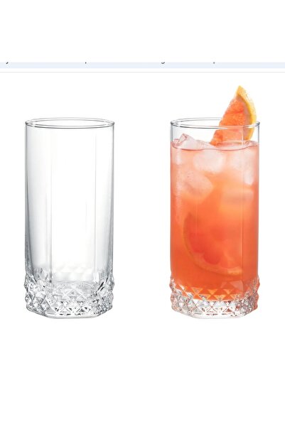 ORTAKÖYCENNETİ M. Coco Pamella Set of 4 Water Glasses - 290 ml