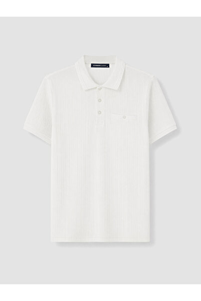 LC Waikiki Rmz Gi̇yi̇m Farkiyla Devrik Roba Yaka Men's T-Shirt