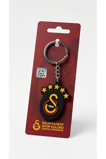 Piolent Galatasaray Silicone Keychain Licensed Gs Fan Product Original Yellow...