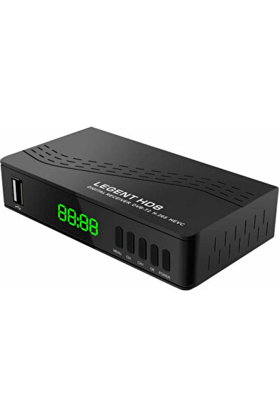 Legent HD8 DVB-T2 H.265 9000-8754 Ψηφιακός Δέκτης Mpeg-4 Full HD (1080p) με Λ...