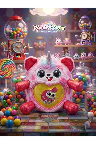 CYA Tekstil 30 cm unicorn renkli Pelus