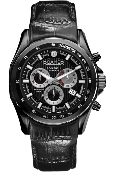 Roamer Ceas bărbătesc 220837 42 55 02 — negru, sportiv