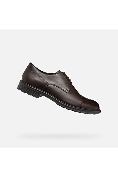 Geox Pantofi de ocazie pentru bărbați, de culoare maro închis, Walk Pleasure