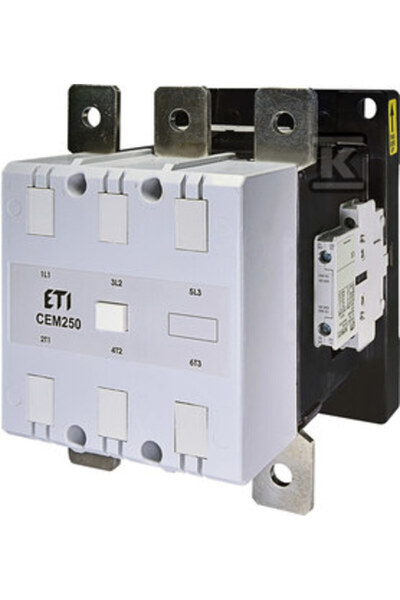 ETI Polam Contactor de putere 250A 3P 230V 2Z 2R CEM250.22-230V-50/60Hz 00465...