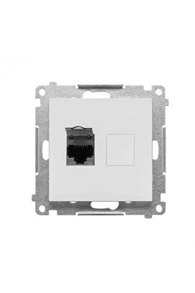 Kontakt-Simon Simon 55 Priză simplă pentru computer RJ45 categoria 6, cu obtu...
