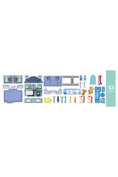 Little Learners - Doctor Set Play House 33Pcs