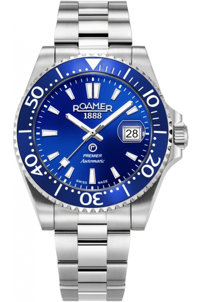 Roamer Ceas bărbătesc 986983 41 45 21 — ceas sportiv de scufundări albastru m...