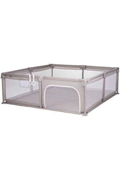Chipolino Tarc de Joacă Laguna Beige 180x200 cm, Plasă Respirabilă, Ușă Fermo...
