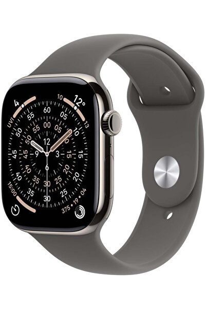 Apple Ceas Seria 11 GPS + Cellular 42mm Carcasă din Titan |   Curea Sport Gri...