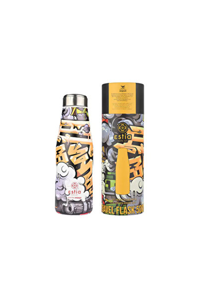 Estia Home Art Ανοξείδωτο Θερμός Γκράφιτι Ρίθμος 500ml Εστία