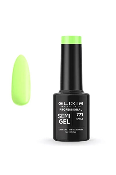 Elixir Επαγγελματικό Ημι-τζελ Ημι-περμανεντ Βερνίκι Νυχιών 771 Earls Πρασινοκ...