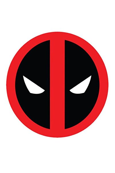 rkn Deadpool Logo Printed Fridge Magnet Tacks Red/Black/White