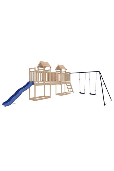 vidaxl Set de joacă pentru exterior, din lemn masiv de pin