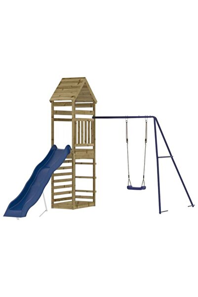 vidaxl Set de joacă pentru exterior, lemn de pin impregnat