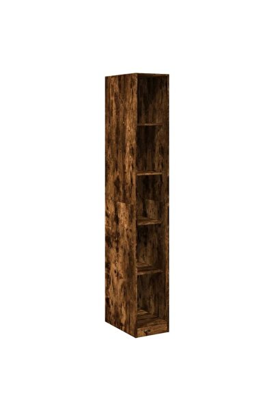 vidaxl Dulap, stejar afumat, 30 x 50 x 200 cm, lemn prelucrat