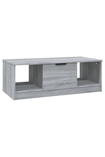 vidaxl Măsuță de cafea, gri sonoma, 102x50x36 cm, lemn prelucrat