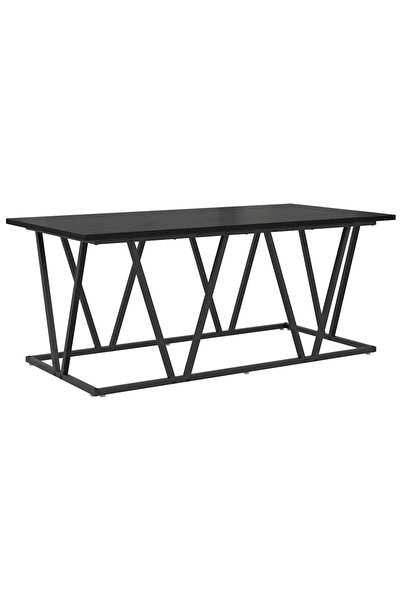 vidaxl Masă de cafea Stejar Negru 100 x 50 x 40 cm