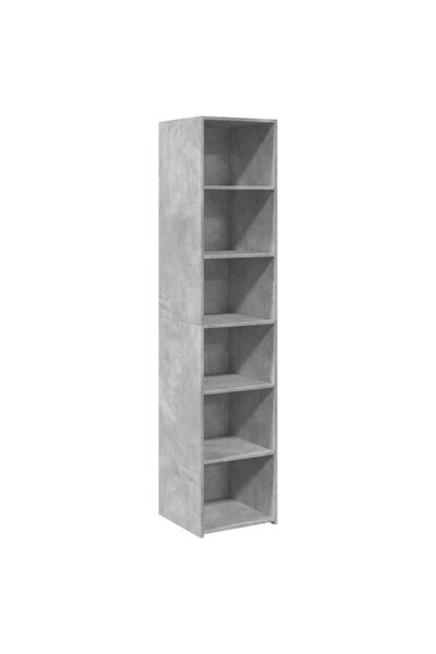 vidaxl Dulap înalt, gri beton, 40 x 41 x 185 cm, lemn prelucrat