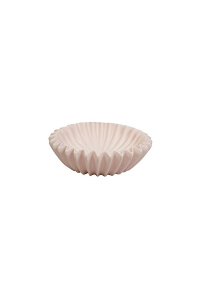 Beauty Home Διακοσμητικό Κεραμικό Μπολ Ροζ 29.5 x 29.5 x 9 εκ.