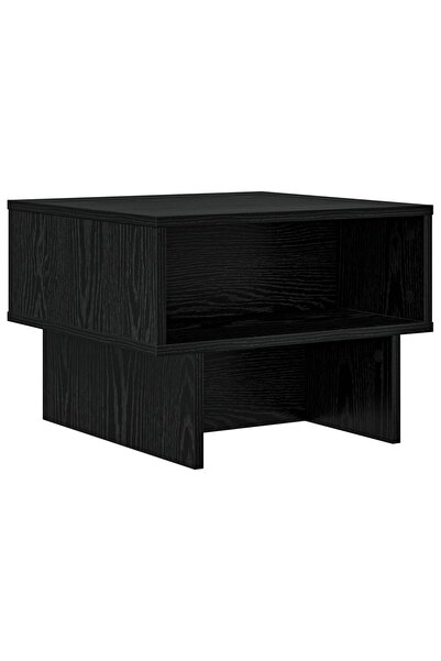 vidaxl Masă de cafea Stejar Negru 48 x 46 x 35 cm Lemn compozit