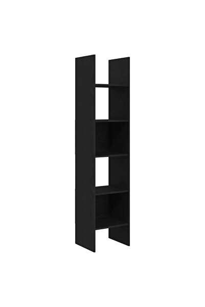 vidaxl Dulap pentru cărți Stejar Negru 40 x 35 x 180 cm Lemn compozit