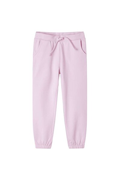 vidaxl Pantaloni de trening pentru copii, roz deschis, 104