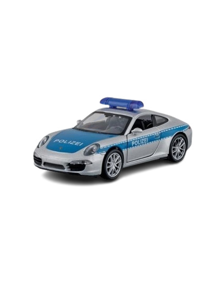 Goki Αστυνομικό Αυτοκίνητο Porsche 911 Carrera S Μεταλλικό με μηχανισμό οπισθ...