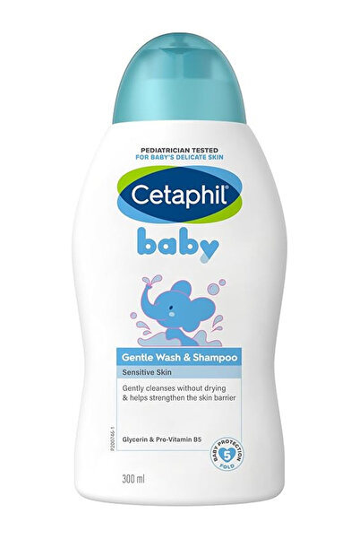 cetaphel Baby Gentle Wash & Shampoo, Foaming Hair & Body Wash for Sensitive S...