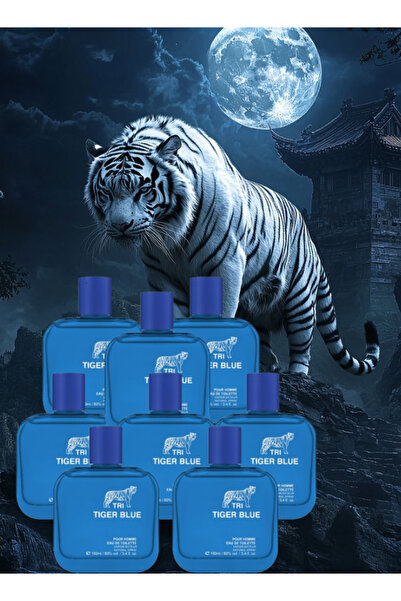 trı 8 Pieces Tiger Blue Perfume 100ML