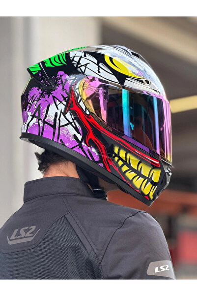 Givi 50.X JOKE SİYAH KASK (GÖKKUŞAĞI VİZÖR)