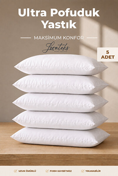 Lorateks Relaxează-te |   Set de 5 perne umplute cu fibre de silicon |   800 ...