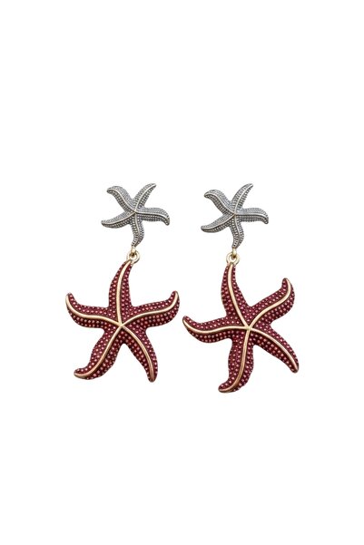 Bo Takı ve Aksesuar Starfish Earrings