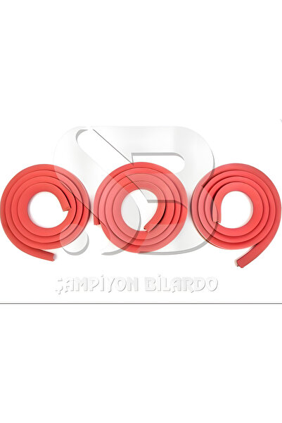 BİLARDO MASAS BANT KAUÇUĞU NO NAME (POOL&CAROM) (BAND KANALI ÜÇGEN) (3 PARÇA/1 SET) (280 CM) (YERLİ)