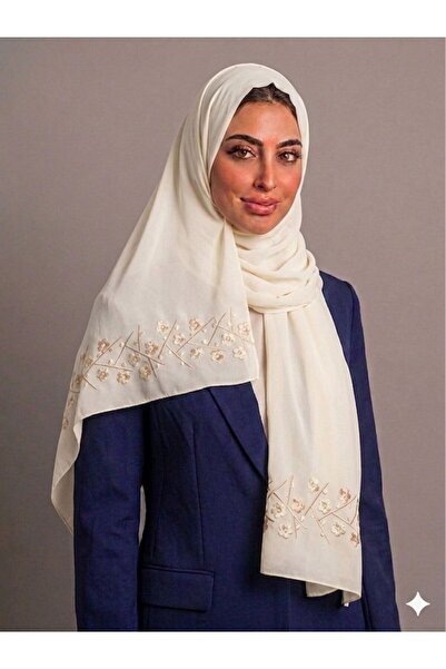 Veil Designer Purl and Rose Embroidered Japanese Fabric Veil with Embroidery ...
