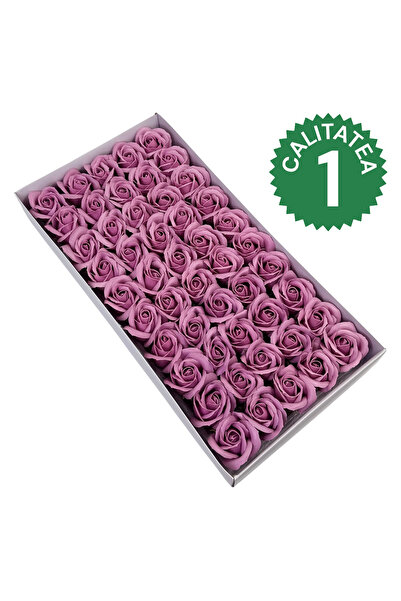 AFO Set 50 Trandafiri Sapun Parfumati Calitatea I Roze Prafuit