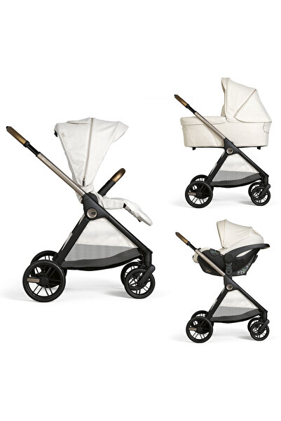 Chicco Carucior copii 3 in 1 Bellagio, Amber Glow (bej deschis), 0luni+