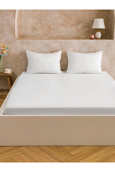 LC Waikiki Nevavm Poplin Double Elastic Sheet with Difference in Thickness 10...