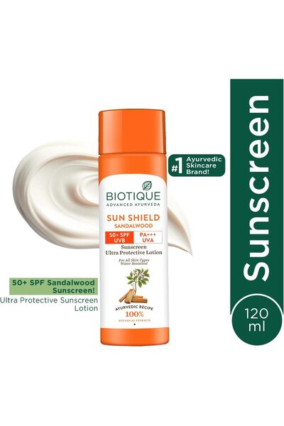 Biotique Bio Sandalwood Sunscreen Ultra Soothing Face Lotion SPF 50+