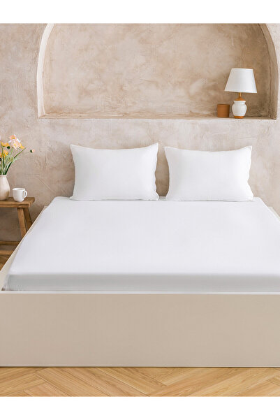 LC Waikiki Nevavm Double Elastic Bed Sheet with Difference in Thickness