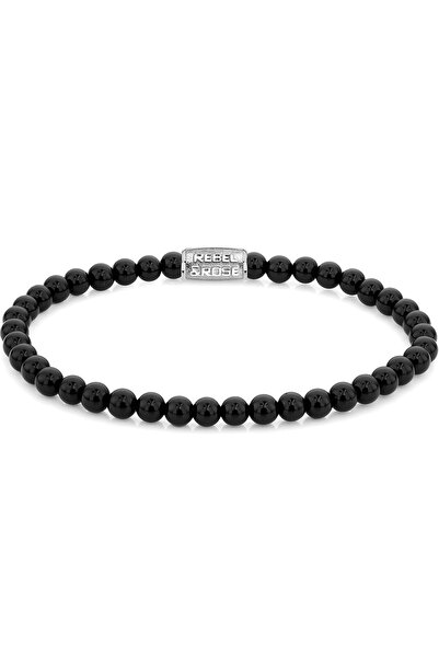 Rebel & Rose Βραχιόλι Μαύρο Βελούδο RR-40107-S-S γυναικείο