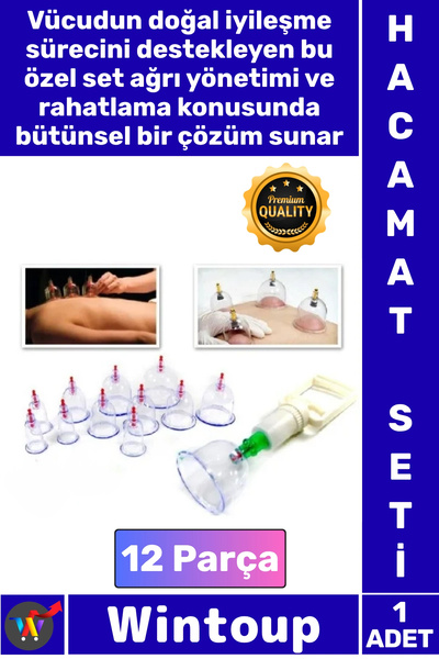 Wintoup #HacamatSeti Klinik Geleneksel Masaj Terapi Ağrı Giderici Pompalı Vak...
