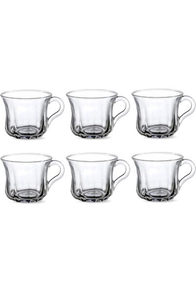 Feelings Glass Tea Mug Set – 155ml Coffee & Tea Cups,Crystal Clear, Durable, ...