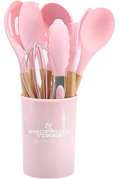 Generic 12PCS Kitchen Utensil Set Silicone Cooking Utensils Kit Spatula Heat ...