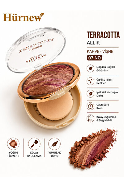 Genel Markalar HÜRNEW terracotta allık 7 no