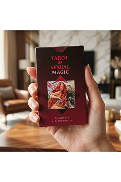 europaking Tarot of Sexual Tarot Kartı Destesi 78 Kart İngilizce Yetişkin Kol...