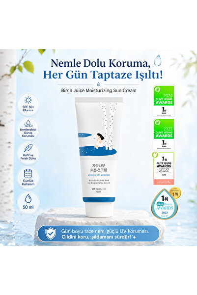 The Potions Birch Juice Moisturizing Sunscreen Nemlendirici, Aydınlatıcı Güne...